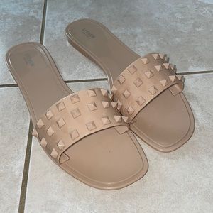 Steve Madden jelly slides